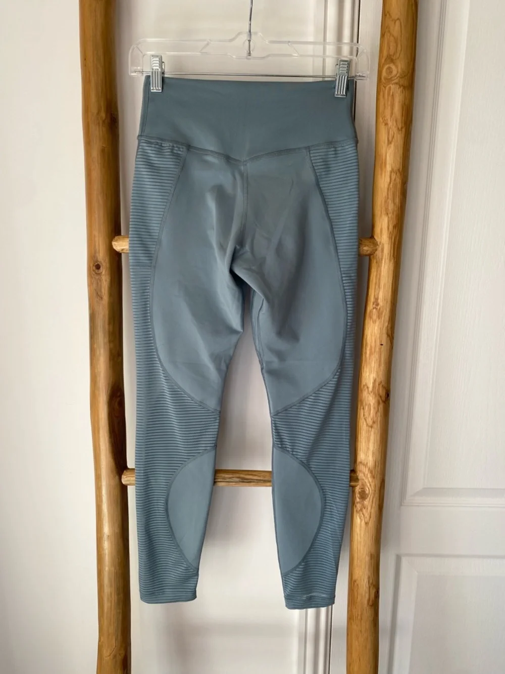 Nike Air Womens 7/8 All In Running High Waist Leggings Aviator Dusty Blue Small